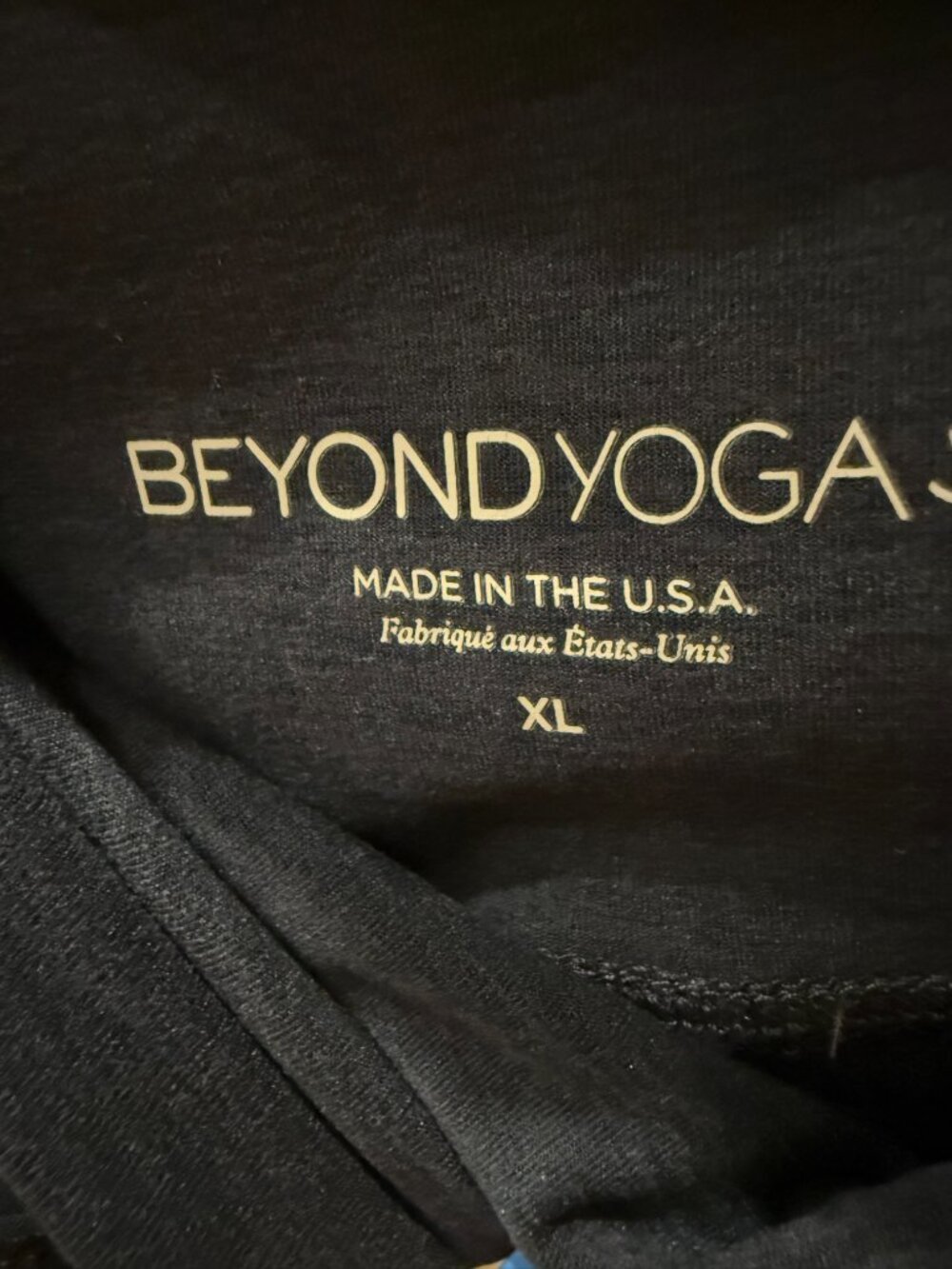 BEYOND YOGA 'Spacedye Team Pockets' 7" Biker Short in Nocturnal Navy - Picture 4 of 4